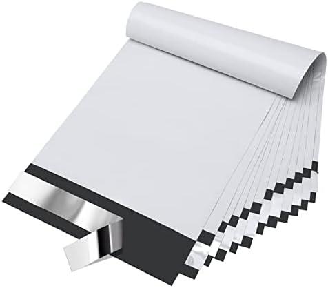 Fuxury 6x9 200pc White Poly Mailers Shipping Envelops Self Sealing Envelopes Boutique Custom Bags Enhanced Durability Multipurpose Envelopes Keep Items Safe Protected