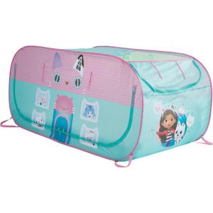 Gabbys Dollhouse 2-in-1 Kids Pop-Up Play Tent and Twin Bed Tent, Indoor Playhouse for Pretend & Imaginative Play