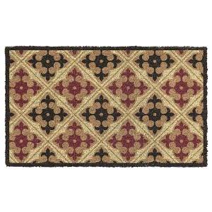 Korhani Home Tiles Holiday Coco Mat, 18 in x 30 in