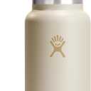 Hydro Flask Water Bottle - Insulated Stainless Steel - Wide Mouth Flex Chug Lid, Non Spill, Leakproof in 32 Oz Coconut Cream