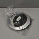 8" Universal Speaker Grille Mesh Cover, Round Decorative Ring Woofer Protection Grille Protective Cover for Cars Home Stereo DIY Accessories Silver with 8Pcs Screws - (2 Pcs)