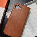 TUCCH Case Wallet for iPhone 16e, Protective [TPU Shockproof Inner Shell], Kickstand PU Leather RFID Blocking [4 Card Holder] Magnetic Closure Cover Compatible with iPhone 16e 5G, Peachy Pink