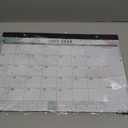 Ospelelf Desk Calendar 2025-2026, Magnetic Fridge Wall Calendar, 18 Month Monthly Large 17" X 12" Calendar Planner with Plastic Cover, July 2025 to December 2026 Floral