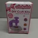 windpaint Toys for Girls 3 4 5 6 7 8 9 10 Years Old, DIY Craft Kits for Kids, Fabric Flower Bouquets for Girls Gifts, Educational Learning Detective Toys for Toddler Kids,Birthdays Gifts (Purple) (Pink)