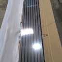 Acoustic Wood Slat Panels 4 Pack 106" x 12.6", Soundproof Wooden Wall Panels, 3D Fluted Panel for Interior Wall Decor, Living Room, Bedroom - Black (Cover Approx. 37 sq.ft)