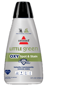 Little Green™
SPOT & STAIN FORMULA FOR PORTABLE CARPET CLEANERS (32 OZ.)