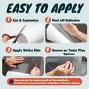 Anti Cat Scratch Furniture Protector, 10-Pack Couch Protector from Cat Claws - Heavy-Duty, Easy-to-Apply Scratching Deterrent and Shield for Sofa Corners, Walls, Doors- with 50 Twist Pins