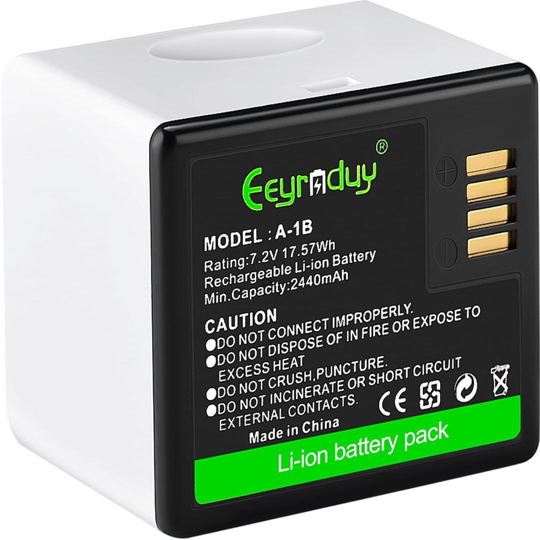 1- Pack Batteries for arlo Pro,Pro 2 Camera,2440mAh Rechargeable Battery