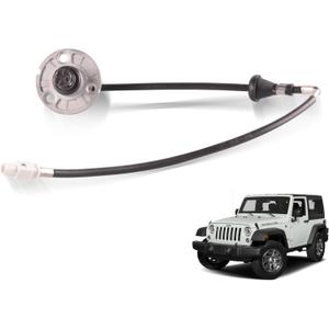 Radio Antenna Base Bracket with Cable Compatible with 2007-2023 Jeep Wrangler, Replace# 56040921AG