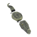 33 Inches Alligator Pool Float, Floating Alligator Decoy for Pool, Fake Alligator Simulated Floating Crocodile Figurines Decorations for Pond Outdoor Yard, Green