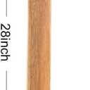 tonchean 28 inch Furniture Legs 4 Pack Turned Farmhouse Table Legs Set DIY Wood Legs Round Farmhouse Legs Replacement Coffee Table Bench Dining Legs Varnish Coated, 28 inches x 2.3 inches x 2.3 inches