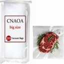 3rd-Gen (10" x 11") 20 PCS Upgraded Reusable High-Seal Bags (Vacuum Sealer Machine Not Included), Compatible with CNAOA Vacuum Sealers
