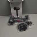 slopehill Professional Ionic Hair Dryer, Powerful 1800W Fast Drying Low Noise Blow Dryer with 2 Concentrator Nozzle 1 Diffuser Attachments for Home Salon Travel (Grey)