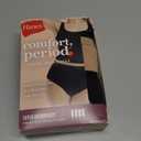 Hanes Women's Comfort, Period. Underwear, Bikini Period Underwear, Super Leaks Period Underwear, 3-pack (Medium)
