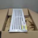 24" x 6" Duct Hole Aluminum Return Grille  Rust-Free Fixed Blades, Ceiling/Wall Fit, No Adjustable Features  Durable HVAC Air Return Vent Cover for Efficient Airflow Performance, 25.6" x 7.6" Face.
