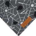 Realeaf Halloween Dog Bandanas 2 Pack, Reversible Orange Gray Pet Scarf for Boy and Girl, Premium Durable Fabric, Holiday Bandana for Small Medium Dogs (Halloween, Small)