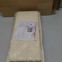 Criusia Over the Door Organizer, 6-Shelf Closet Hanging Storage with 13 Mesh Pockets, 55lbs Capacity Behind the Door Storage for Baby Nursery, Bathroom, Bedroom, and Dorm, Beige