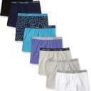 Calvin Klein Boys' Underwear Eight Pack Boxer Briefs Basics Value Pack (Large)