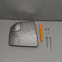 Driver Side Heated Mirror Glass Replacement For Ford F150 2015 2016 2017 2018 2019 2020 - for Ford F150 Power Side Mirror with Rear Holder