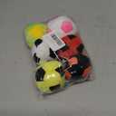6 Pack Soccer Footbag Balls Soft Plush Fleece Juggling Bags for Adults & Kids Durable 32-Panel Spiral Design Ideal for Foot Coordination, Outdoor Play, Party Favors & Stress Relief.
