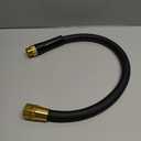 Giraffe Tools Garden Hose 2ft x 5/8", 24INCH Short Water Hose Heavy Duty, Lightweight, Flexible Hybrid Hose with Swivel Handle, Male to Female Fittings