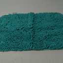 OLANLY Bathroom Rugs 24x16, Extra Soft Absorbent Chenille Bath Rugs, Rubber Backing Quick Dry, Machine Washable Bath Mats for Bathroom Floor, Tub and Shower, Home Decor Accessories, Teal