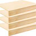 GRETJOB Wire Shelf Covers for Wire Racks, Wooden Shelf Covers with Natural Wood Grain, 0.2" Thick Removable Pantry, Closet, Kitchen Cabinet Organizer - 24x12 Inch Storage Shelves Liners (4 Pack)