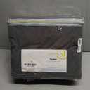 Flannel Sheets Warm and Cozy Deep Pocket Breathable All Season Bedding Set with Fitted, Flat and Pillowcases, Queen, Gray