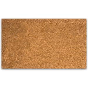 PLUS Haven Coco Coir Door Mat with Heavy Duty Backing, Natural Welcome Doormat, 17.5x30 for Entrance, Front Porch, Easy to Clean Entry Mat, Outdoor and Indoor Uses, Home Decor