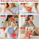 Red Light Therapy for Face and Body, Red Infrared Light Therapy Lamp with Stand Led 660nm Red Light-Therapy& 850nm Infrared Light Device for Body Gift for Her