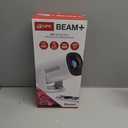 Projector, 4K UHD Pixi Beam Portable Projector with WiFi and Bluetooth, 180 Rotatable Auto Keystone Correction, Eye-Friendly Design, for Reading, Playing, Home Theater