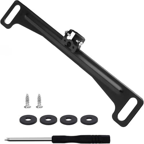 Universal Rear View Camera License Plate Bracket, Upgraded Anti-Rust Paint Full Stainless Steel Backup Camera License Plate Mount , No-Drill & Adjustable for Easy Installation