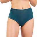 Women's Merino Classic Thong By Woolly | RWS Certified | Soft, Breathable, Seattle Designed (Medium, Teal)