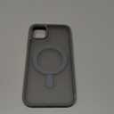 Anuck Case for iPhone 11 Case Magnetic Phone Case Compatible with MagSafe, Soft TPU Bumper Hard Translucent Matte Back Slim Fit Shockproof Protective Cover for Men Women Girls - Gray