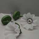 GloMuse Bathroom Sconces Set of 2, Hardwired Wall Sconce with Tulip Lampshade, Wall Light for Bathroom Living Room Hallway Bedroom