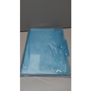 Expanding File Folder with 32 Labels, 5 Pockets A4 Letter Size Accordion Folder Paper Organizer for School and Office Pack of 4 (Blue)