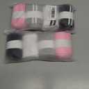 Pilates, Yoga Socks with Non Slip Grips for Women, Crew Grip Sock for Barre Shoes, Pilates Outfit Pack of 4 (6-10, Multicolor)