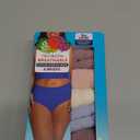 Fruit of the Loom Women's Breathable Underwear, Moisture Wicking Keeps You Cool & Comfortable, 8, Cotton Mesh - Brief - 6 Pack - Colors May Vary