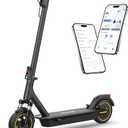 Electric Scooter for Adults, 10" Solid Tire, Max 28 Miles Range, 500W Motor, 22 MPH, Dual Suspensions, Foldable Commuting E Scooter, Dual Brake, APP Control, Cruise Control