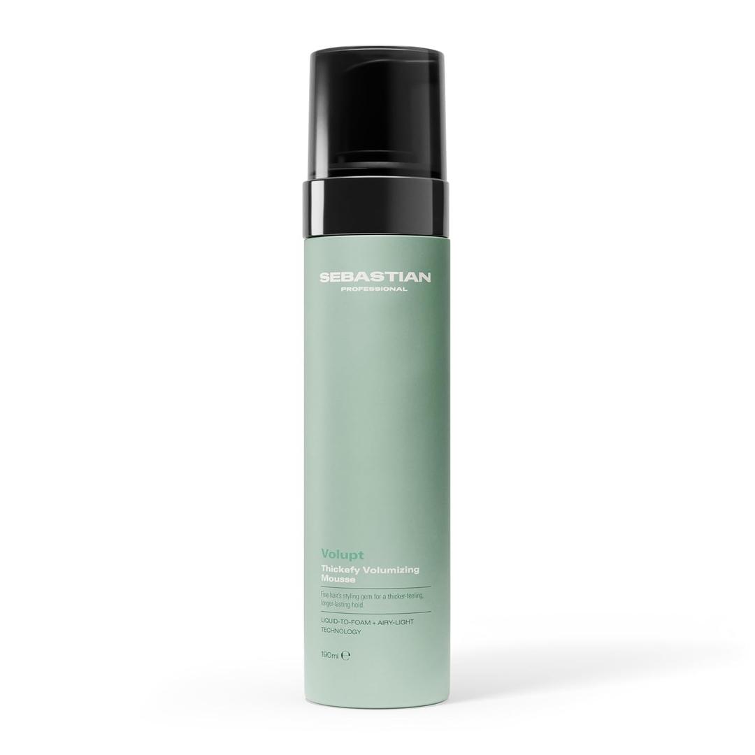 Sebastian Professional Volupt Thickefy Volumizing Mousse | Flexible Hold Styling | Thickens & Conditions Fine Hair | 6.4 fl oz |