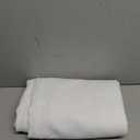 NICETOWN White Samll Window Blackout Curtain Panels, Set of 2, 42 inches x 78 inches, 50% Light Blocking Curtains for Bedroom & Dining Room Window