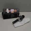 BlueFire 4 in 1 Karaoke Wireless Microphone with LED Lights, Portable Microphone for Kids, Great Gifts Toys for Kids, Girls, Boys and Adults (Black)