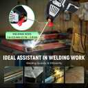 Welding Machine Handheld, Portable Welder Machine 110V 250A with Toolbox,10 PCS Rods Stick Welder for 1/16"-1/8" Rod, IGBT Inverter LCD Digital Display Hand Held Welder with Arc Force Anti-stick