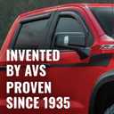 Auto Ventshade [AVS] Outside Mount Rain Guards For 2009 - 2024 Dodge Ram 1500 (19-24 Classic Body Only), QUAD CAB ONLY | Window Vent Visors, 4 pcs. - Smoke | 94101