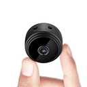 Hidden Camera Mini Spy Camera, Full HD 1080P Wireless WiFi Spy Cam/Small Indoor Home Security Camera/Nanny Camera with Night Vision and Motion Detection - Black