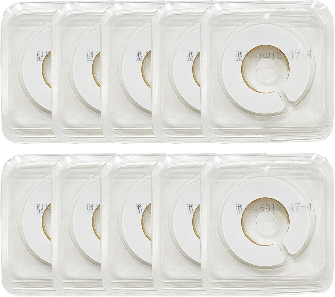 Ostomy Barrier Rings, Moldable & Leakproof with Directional Spout, 24" Adjustable Stoma Seal, Skin-Friendly Cohesive Seal for Colostomy Ileostomy Urostomy, 10 Pcs