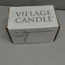 Village Candle Warm Buttered Bread Large Glass Apothecary Jar Scented Candle, 21.25 oz, Brown