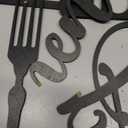 eN Kitchen Wall Sign – Modern MDF Wooden Wall Decor for Kitchen & Dining Area – Minimalist Farmhouse Kitchen Decoration-5 Pieces