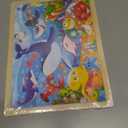 QUOKKA 4SET Puzzles for Kids Ages 4-6 - 24 Pcs Wooden Toddler Puzzles Ages 3-5 - Africa Ocean Animals Farm Learning Games for Boys and Girls 4-8 Year Olds