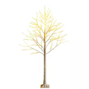 Pre-lit 6ft White Twig Birch Tree for Christmas Holiday w/96 LED Lights